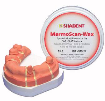 CAD-CAM MarmoScan Wax Wosk do modelowania dający się skanować, kolor kość słoniowa.