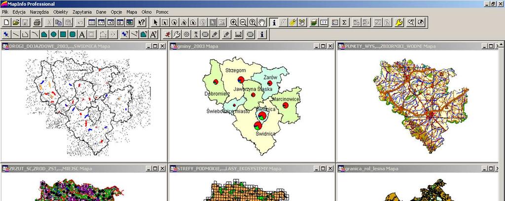 Struktura SDI - WODGiK BDO 250K Zdjęcia lotnicze i ortoobrazy TBD 10K Mapy topograficzne 10K,