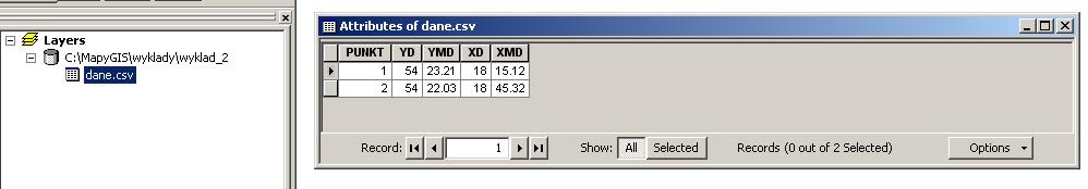 Formaty DD DM DMS Jak zamienić format DM na DD Krok 1 Utworzyć plik tekstowy w formacie.csv (ang.