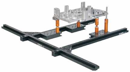 System mocowań dla maszyn współrzędnościowych Eko-Fix Zestaw elementów mocujących Mitutoyo Eko-Fix pozwala szybko i ekonomicznie mocować detale na maszynach współrzędnościowych.