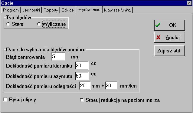 Instrukcja obsługi programu WinKalk 33 StroPa Klawisze fupkcyjpe Można tu przyporządkować klawiszom funkcyjnym dowolne teksty do 80 znaków.