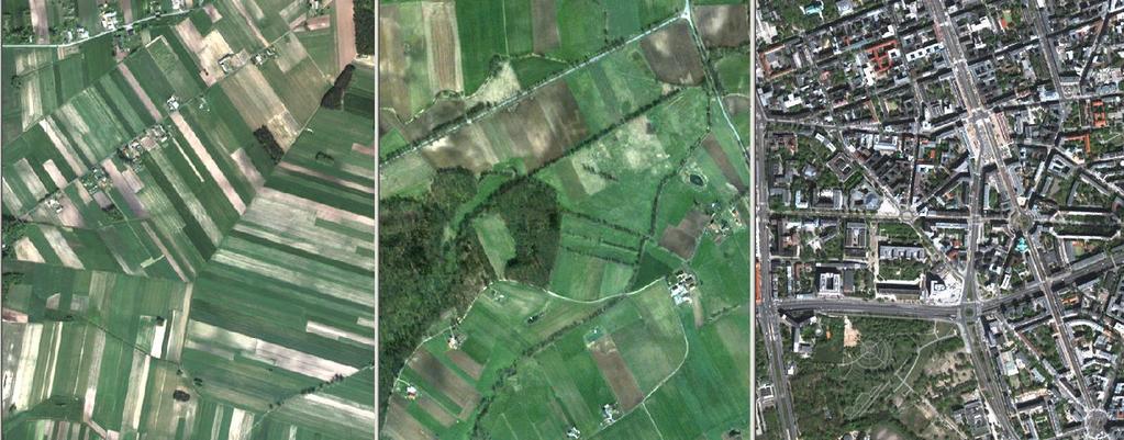 W celu operacyjnego wykorzystania wysokorozdzielczych zdjęć satelitarnych dla różnych zastosowań ważne jest przeprowadzenie analizy, określającej przydatność różnych metod łączenia danych