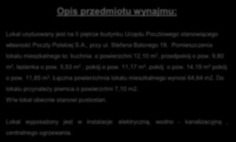 własność Poczty Polskiej S.A., przy ul.