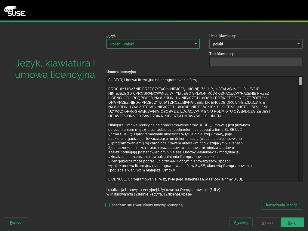 4. Zostanie przeprowadzona analiza systemu, podczas której program instalacyjny sprawdzi urządzenia pamięci masowej i podejmie próbę wykrycia innych zainstalowanych systemów.