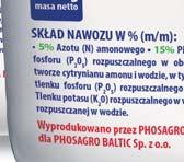 Zwiększa również mrozoodporność upraw i efektywność pobierania azotu. Nawóz ten kwalifikuje się do stosowania przedsiewnego pod wszystkie rośliny ozime i jare.