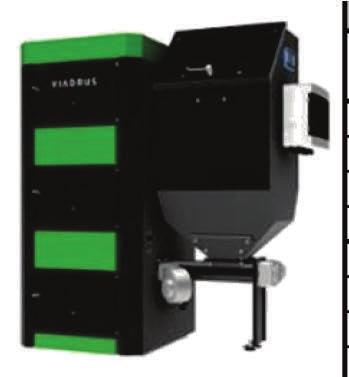 Żeliwne kotły na paliwa stałe Żeliwne kotły z automatycznym podawaniem paliwa HERCULES DUO "CLIMATIX STANDARD" cz.węgiel / br. węgiel / pelety 22 214 4-czł.