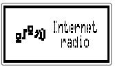 Słuchanie radia internetowego: Istnieją 3 sposoby aby przejść do trybu radia internetowego. 1. Z menu idź do > Main men (menu główne) > Internet Radio, albo: 2.