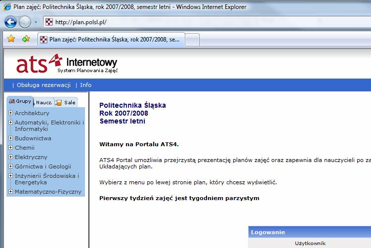 94 d. pomoc techniczna dla kandydatów e. obsługa portalu informacyjnego f. generacja zestawień i raportów na żądanie komisji wydziałowych g.