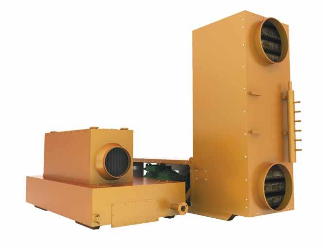 Klimatyzacja Korporacja Aerologii Górniczej Urządzenie chłodnicze МК-115/N OPIS Urządzenie chłodnicze bezpośredniego działania typu MK-115/N przeznaczone do pracy w wyrobiskach kopalń niemetanowych.