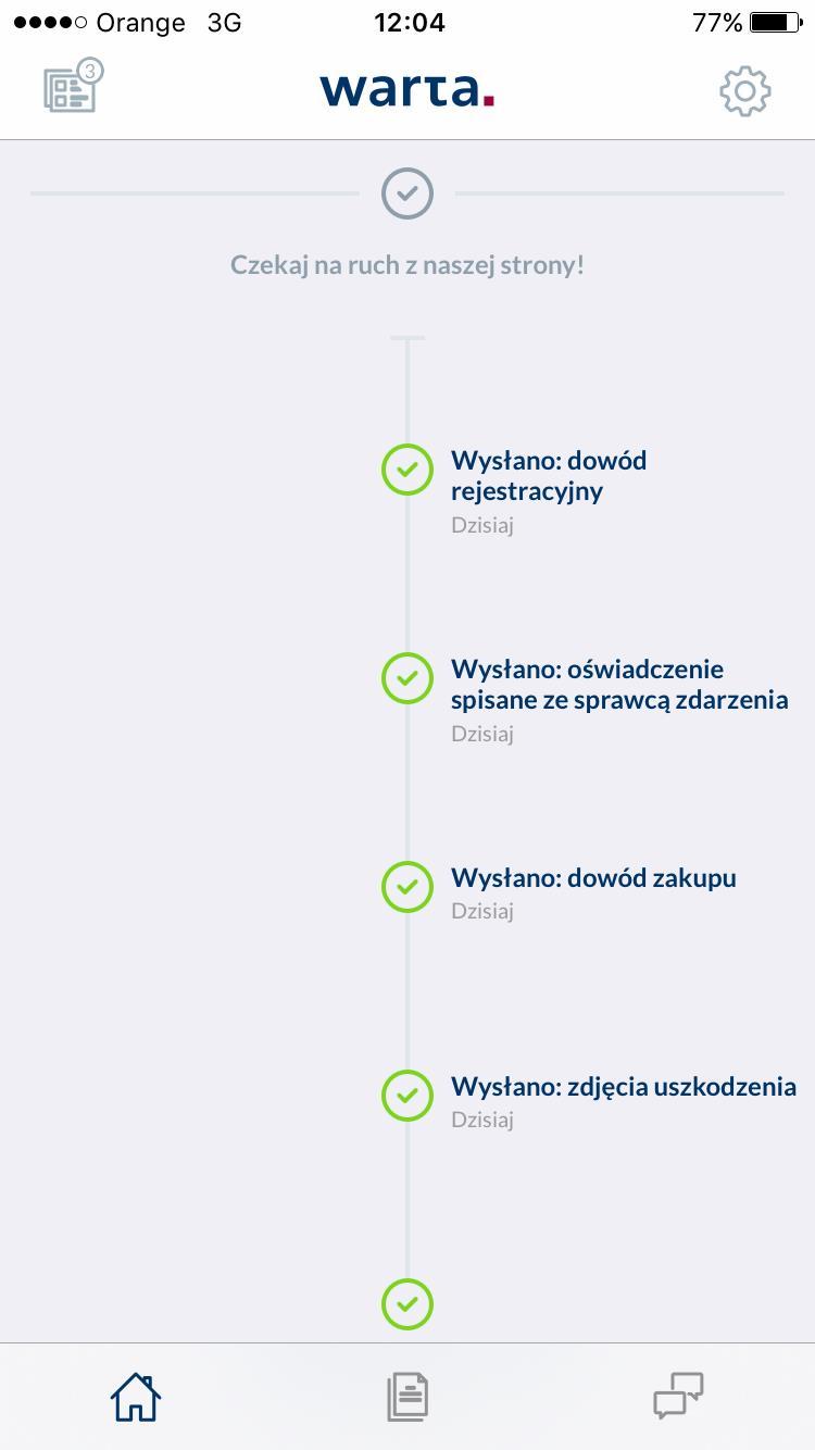 27 Informacja o krokach po stronie Warty W chwili wykonania wszystkich zadań wyświetlony zostanie komunikat z