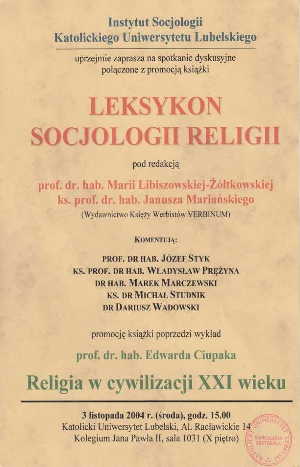Libiszowska- Żółtkowska, J. Mariański (red.), wyd. Verbinum.