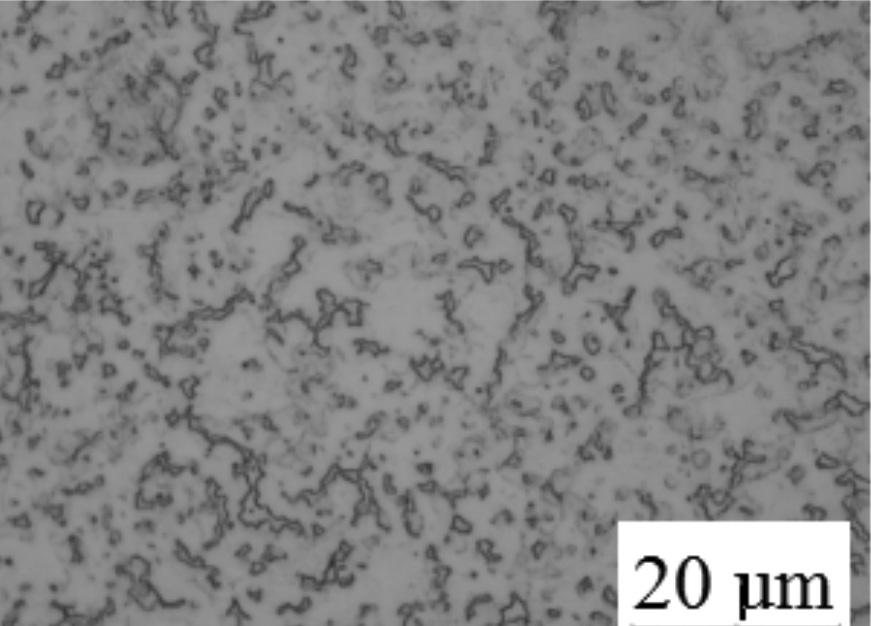 The chemical analysis was performed in points marked on the microstructure shown in Fig. 15.