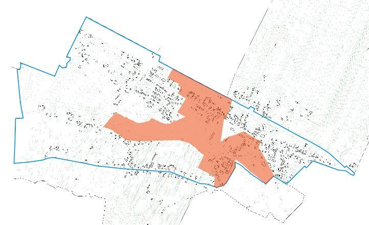 Rysunek 14. Mapa poglądowa lokalizacji obszaru przeznaczonego do rewitalizacji w gminie Bliżyn (opracowanie własne, podkład: Urząd Gminy w Bliżynie) obszar rewitalizacji 4.2.1. Dane statystyczne dotyczące rewitalizowanego obszaru Dane wyjściowe dla gminy Bliżyn to: powierzchnia gminy - 14 116 ha (GUS) liczba ludności wg stanu na 31.