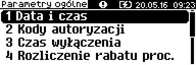 Rozdział 8 Konfiguracja Parametry ogólne - Data i czas Funkcja ta umożliwia zmianę czasu wewnętrznego zegara drukarki.