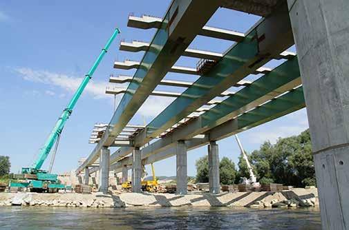 Stalowe obiekty mostowe o rozpiętości przęsła do 50 m Rys. 24.
