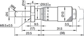 nakrętkę mm Końcówka wrzeciona Waga g Cena 148-244 0-5 mm 3,5