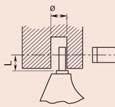 Mikrometr do rur Dokładność Patrz tabele Podziałka 0,01 mm, 0.001" lub 0.