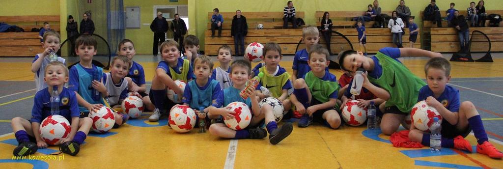 Dzieci nie biorą jeszcze udziału w zewnętrznym współzawodnictwie sportowym (rozgrywki ligowe, turnieje).