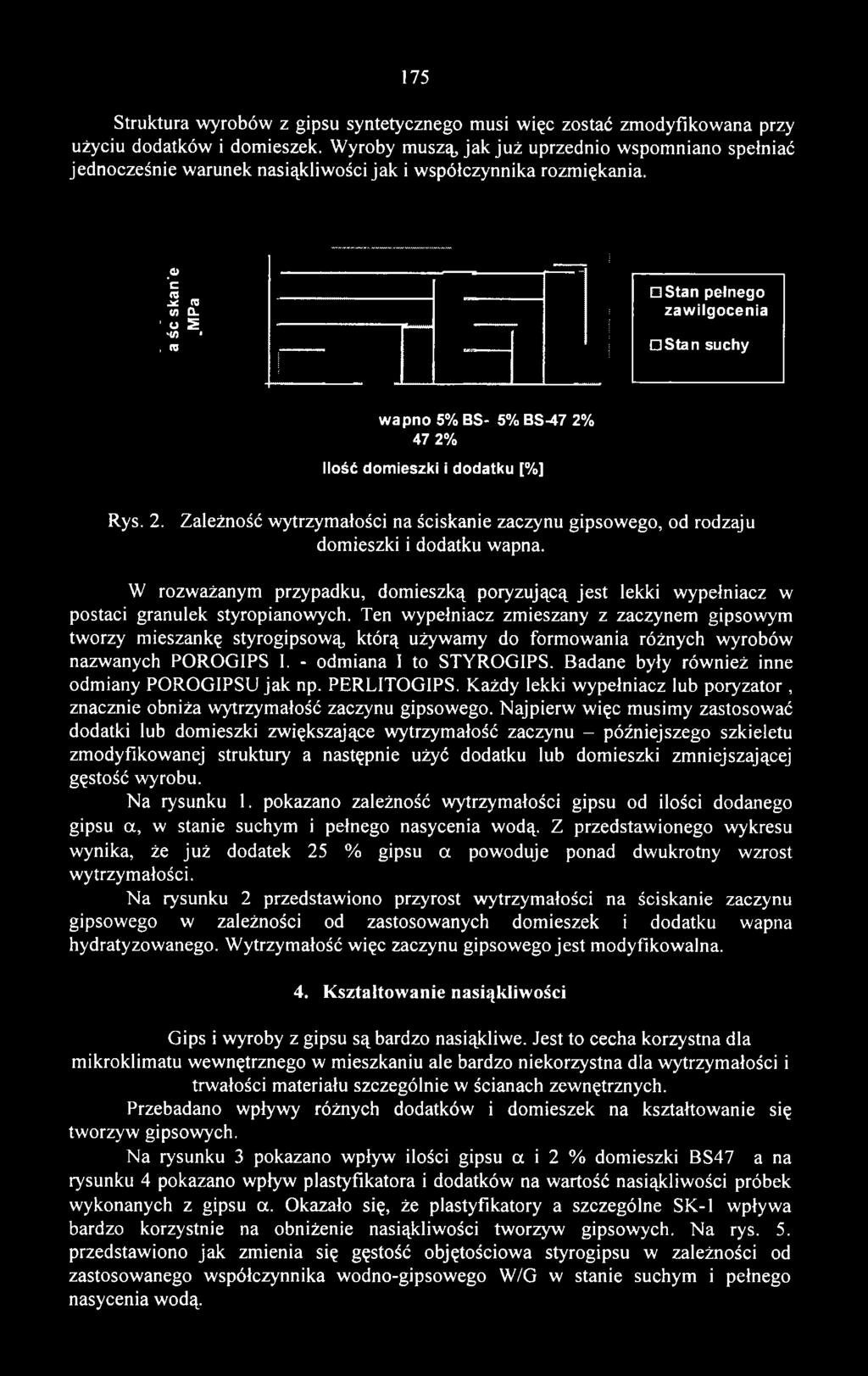 Ten wypełniacz zmieszany z zaczynem gipsowym tworzy mieszankę styrogipsową którą używamy do formowania różnych wyrobów nazwanych POROGIPS I. - odmiana I to STYROGIPS.