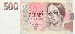 B/5 Republika Czeska 500 koron Wymiary: 152