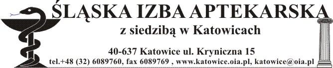 Nasz znak: SIAKat-025-2006 Katowice 2007-03-15 Opiniowanie Kandydatów na kierowników aptek Szanowni Państwo Decyzją Okręgowej Rady Aptekarskiej w Katowicach ustaliliśmy zasady opiniowania kandydatów