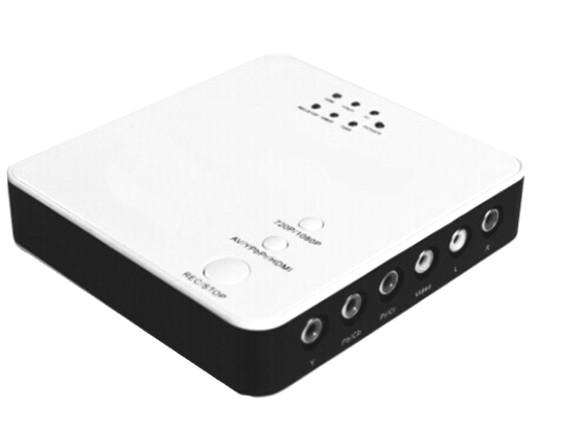 Velocap TBOX 1000+ Nagrywarka HDMI YPbPr Composite Samodzielna nagrywarka sygnałów HDMI/YPbPr/Composite na zewnętrznych nośnikach USB do 2TB, kartach SD do 64GB lub bezpośrednio na komputer, Port USB