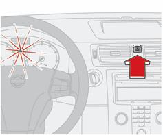W celu zablokowania położenia kierownicy należy popchnąć dźwignię od siebie. Jeżeli dźwignia nie daje się przesunąć, należy jednocześnie z jej przesuwaniem lekko nacisnąć kierownicę.