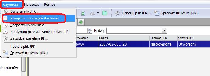Generowanie JPK w programie Enova365 Wysyłanie plików JPK: Ewidencja dokumentów/jednolite pliki kontrolne: