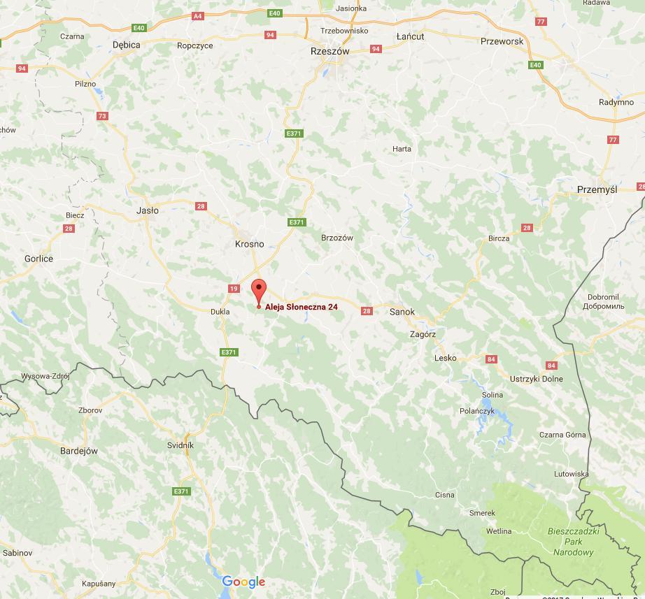 POŁOŻENIE NIERUCHOMOŚCI Nieruchomość usytuowana jest w miejscowości Iwonicz Zdrój, w gminie o statusie uzdrowiska w powiecie krośnieńskim.