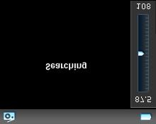 Słuchanie zaprogramowanej stacji radiowej 1. W głównym menu wybierz opcję Radio (Radio), aby przejść do trybu radiowego. 2. Naciśnij klawisz J( lub, aby przejrzeć zaprogramowane stacje.