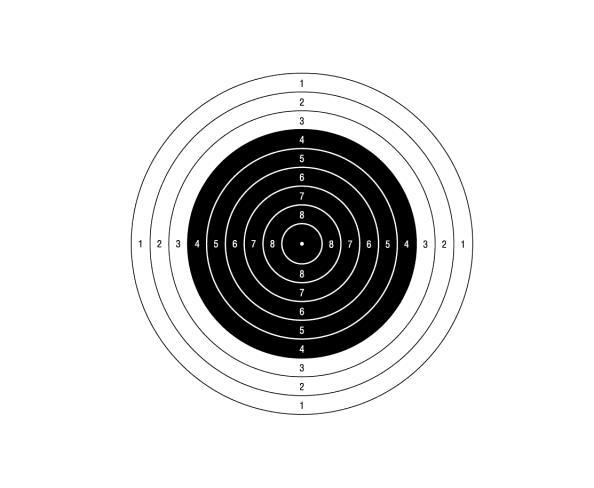 14 Przepisy techniczne ISSF dla wszystkich rodzajów strzelań 6.3.4.3 Tarcza do strzelań konkurencji Karabin pneumatyczny 10m Pole oceniane Średnica 10 0,5 mm Tolerancja Pole oceniane Średnica 5 25,5