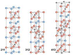 Struktury są heterodesmiczne, heksagonalne (P6 3 /mmc) i