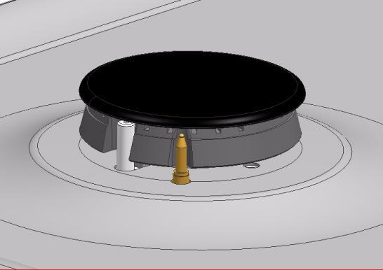 System zabezpieczający Świeca Termopara W zależności od modelu, płyta kuchenki może być zaopatrzona w system zabezpieczający (termopara), który blokuje dopływ gazu do przypadkowo zgaszonych palników.