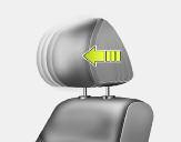 System bezpieczeństwa samochodu OSTROŻNIE oyn039039 Przód/tył (opcja) Pociągnięcie zagłówka do przodu umożliwia ustawienie