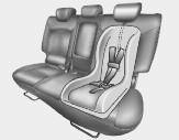 System bezpieczeństwa samochodu oyn039020 Mocowanie bezpiecznego fotelika dziecięcego za pomocą systemu mocowania zaczepów Uchwyty do mocowania zaczepów bezpiecznego fotelika dziecięcego umieszczone