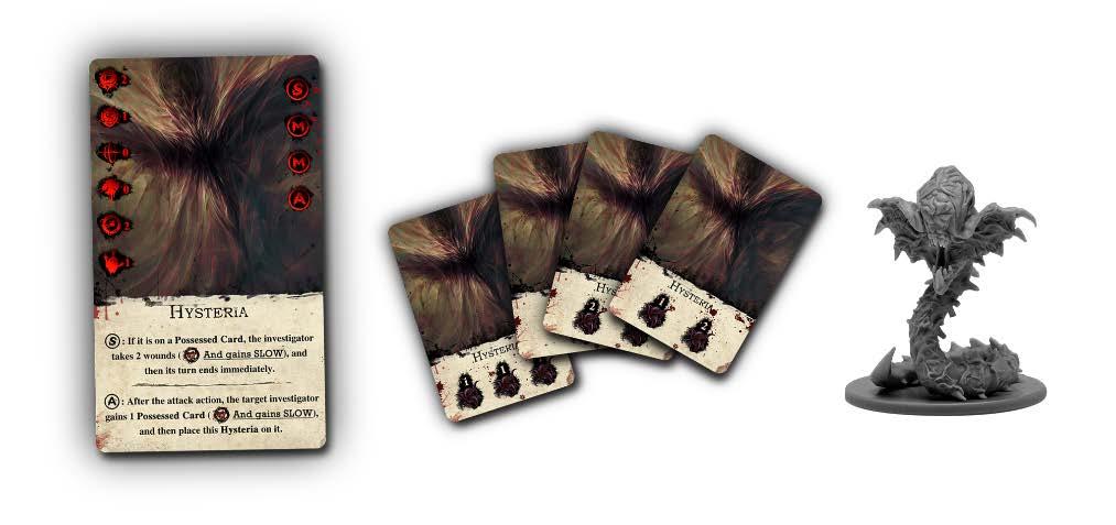 DEEP MADNESS RULEBOOK PREVIEW 9 G. PRZYGOTUJ TALIĘ ROZMNAŻANIA I REZERWY POTWORÓW. Każda karta potwora ma kilka odpowiadających mu kart rozmnażania (Zazwyczaj są to 4 karty).