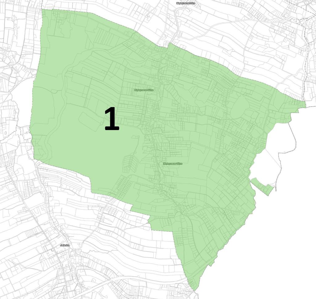 Podobszar I Międzyrzecze Górne Mapa 4. Podobszar I - Międzyrzecze Górne.