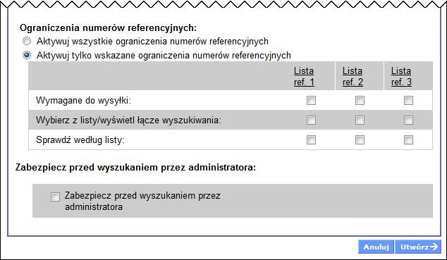 Wybierz przycisk Administracja na górnym pasku nawigacyjnym, przejdź do odnośnika Zarządzanie uprawnieniami wysyłki i wybierz opcję Utwórz uprawnienia wysyłki. 2.