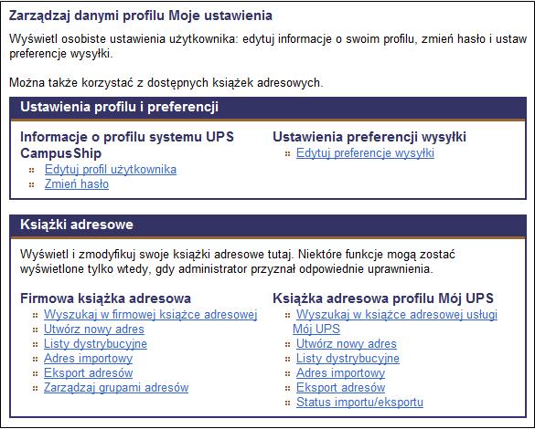 Moje ustawienia (ciąg dalszy) W opcji Moje ustawienia można utworzyć osobiste i firmowe książki adresowe. Wybór odbiorców z książki adresowej oszczędza czas i zmniejsza ryzyko błędu.