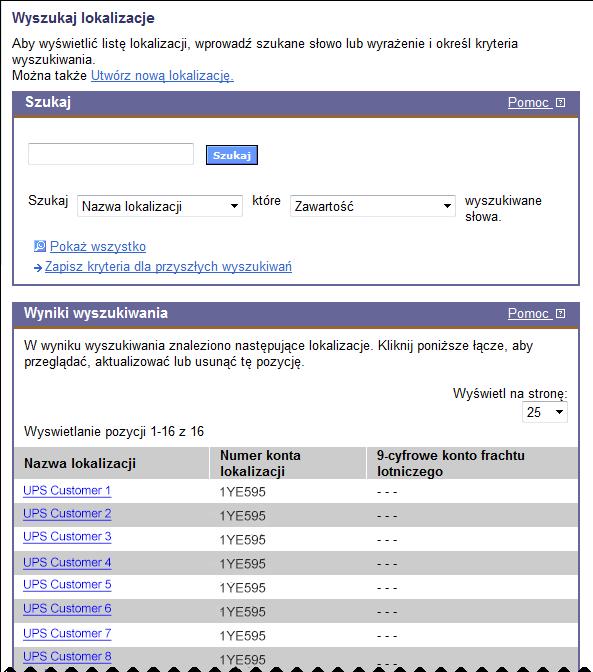 Wybierz opcję Zarządzanie ustawieniami wyświetlania stawek dla wszystkich lokalizacji. 2.