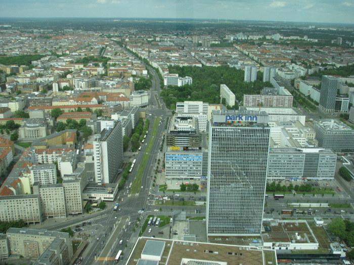 Widok na północno wchodnią część Berlina.