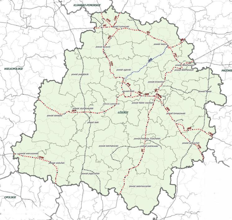 Cykliczny rozkład jazdy pociągów Łódzkiej Kolei Aglomeracyjnej Kutno 10 (co 60 120 ) Łowicz 14 (co 60 120 ) Warszawa 5 (6) (co 120 WEEKENDY) Sieradz 16 (co 30 120 ) Łódź