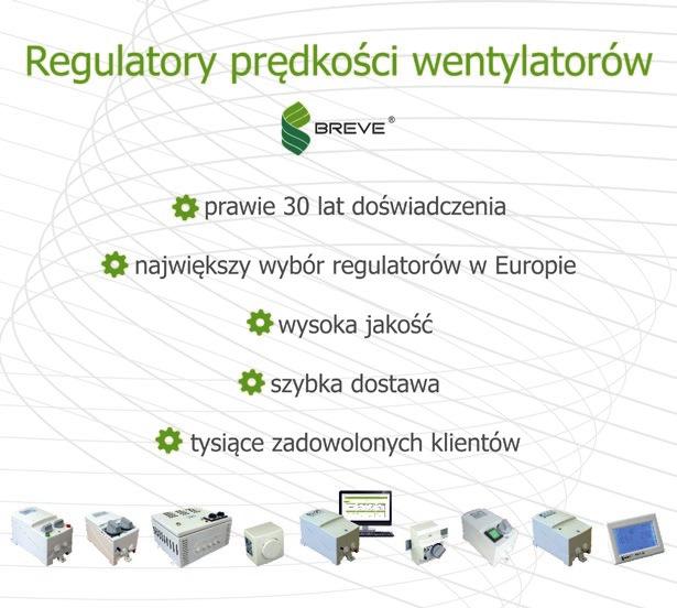 bardzo szerokie, ponieważ: regulator posiada zintegrowany termostat, czyli otrzymują Państwo jedno urządzenie zamiast dwóch 2.6.1.