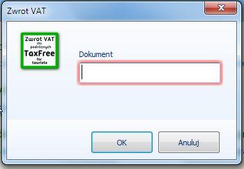Rejestracja zwrotu VAT Zwrotu VAT można dokonywać na dwa sposoby - przyciskiem Zwrot VAT w głównym oknie programu lub poprzez wejście do rejestru dokumentów za