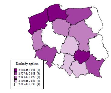 Zróżnicowanie dochodów gmin Wzrost dochodów gmin na 1 mieszkańca (w zł) w 21 r. Dochody gmin na 1 mieszkańca (w zł) w 21 r.