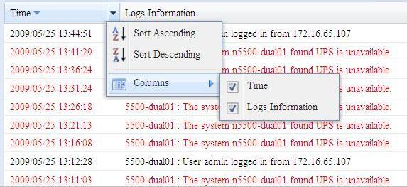 Status serwera Network File Service (NFS). Status serwera SMB/CIFS. Status serwera FTP. Status serwera mediów. Status serwera Nsync. Status serwera UPnP. Status serwera SNMP.