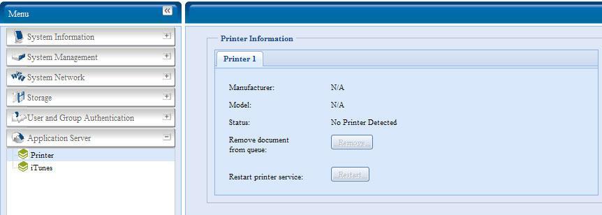 Element Manufacturer Model Status Remove document from Queue Restart Printer service Drukarki - informacje Opis Nazwa producenta drukarki podłączonej poprzez port USB.