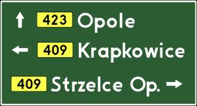 Znak ten umieszcza się na wszystkich drogach wylotowych ze strefy oznakowanej znakami D-52,w tym samym przekroju