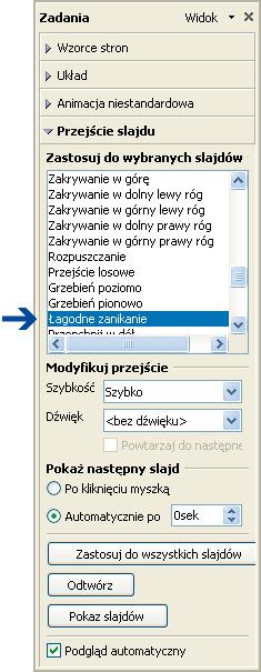 Następnie rozpocznij wyświetlanie pokazu, wybierając polecenie Wyświetl pokaz lub klikając przycisk Odtwórz z paska narzędzi programu. Aby nagrać pokaz, wybierz Plik/Zapisz jako (rysunek 8.22).