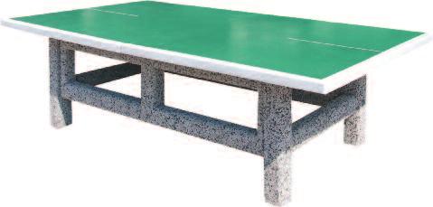 stoły rekreacyjne 501 (ze zdejmowanà nylonowà siatkà) / 502 (z metalowà siatkà mocowanà na stole) stół do gry w tenisa sposób